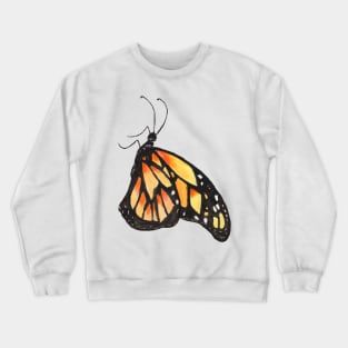 Resting Monarch Butterfly Crewneck Sweatshirt